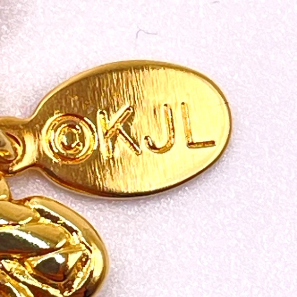 KJL Kenneth J Lane Pink Bracelet Glass Pearl 3 Strand Adjustable - Picture 8 of 8